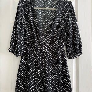 River Island Monochrome Patterned Playsuit